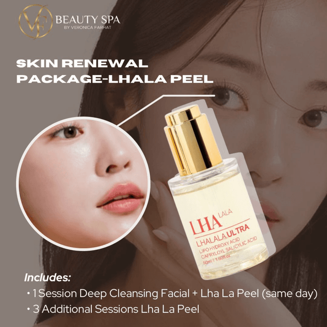 Lhala Peel package at VF Beauty Spa in Falmouth, MA